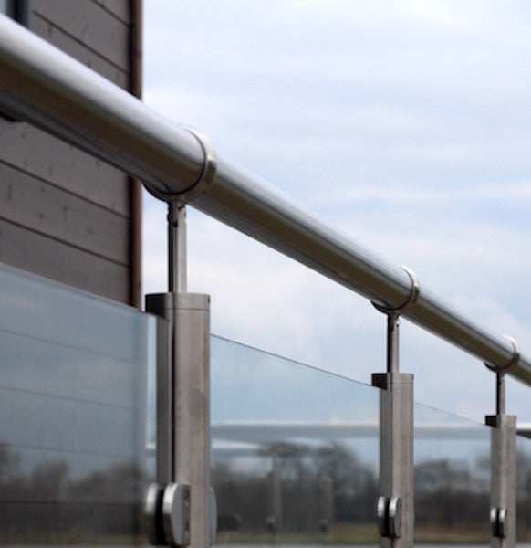 3mtr Stainless Steel and 10mm Toughened Glass Balustrade Section with –  Deck Supermarket