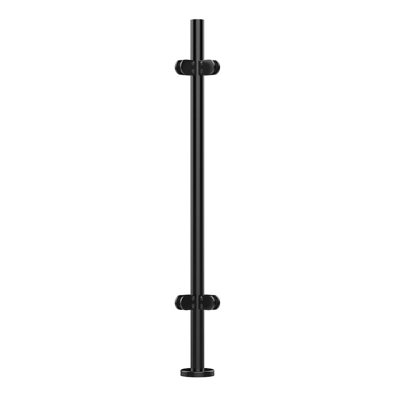 Corner Post Fully Assembled  - 42.4mm - 304 PPC Black