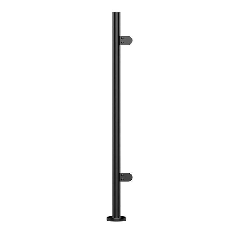 End Post Assembled - 42.4mm  - 304 PPC Black