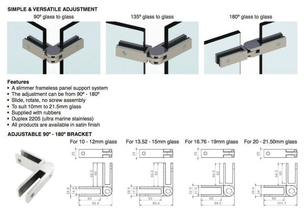 90 Degree Glass Stiffener Duplex 2205 – Deck Supermarket